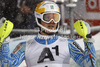 Second placed Andre Myhrer of Sweden reacts in finish of second run of men slalom race of Audi FIS Alpine skiing World cup in Flachau, Austria. Men slalom race of Audi FIS Alpine skiing World cup, which replaced canceled Levi race, was held in Flachau, Austria on Wednesday, 21st of December 2011.
