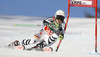 Viktoria Rebensburg of Germany skiing in first run of women giant slalom race of Audi FIS Alpine skiing World cup in Lienz, Austria. Women giant slalom race of Audi FIS Alpine skiing World cup was held in Lienz, Austria on Wednesday, 28th of December 2011.
