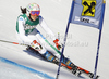 Federica Brignone of Italy skiing in first run of women giant slalom race of Audi FIS Alpine skiing World cup in Lienz, Austria. Women giant slalom race of Audi FIS Alpine skiing World cup was held in Lienz, Austria on Wednesday, 28th of December 2011.
