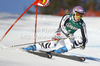 Maria Hoefl-Riesch of Germany skiing in first run of women giant slalom race of Audi FIS Alpine skiing World cup in Lienz, Austria. Women giant slalom race of Audi FIS Alpine skiing World cup was held in Lienz, Austria on Wednesday, 28th of December 2011.
