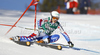 Anemone Marmottan of France skiing in first run of women giant slalom race of Audi FIS Alpine skiing World cup in Lienz, Austria. Women giant slalom race of Audi FIS Alpine skiing World cup was held in Lienz, Austria on Wednesday, 28th of December 2011.
