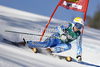 Maria Pietilae-Holmner of Sweden skiing in first run of women giant slalom race of Audi FIS Alpine skiing World cup in Lienz, Austria. Women giant slalom race of Audi FIS Alpine skiing World cup was held in Lienz, Austria on Wednesday, 28th of December 2011.
