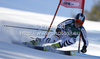 Veronika Staber of Germany skiing in first run of women giant slalom race of Audi FIS Alpine skiing World cup in Lienz, Austria. Women giant slalom race of Audi FIS Alpine skiing World cup was held in Lienz, Austria on Wednesday, 28th of December 2011.
