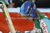 Tanja Poutiainen of Finland reacts in finish of second run of women giant slalom race of Audi FIS Alpine skiing World cup in Lienz, Austria. Women giant slalom race of Audi FIS Alpine skiing World cup was held in Lienz, Austria on Wednesday, 28th of December 2011.
