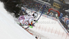 Kathrin Zettel of Austria skiing in first run of women slalom race of Audi FIS Alpine skiing World cup in Lienz, Austria. Women slalom race of Audi FIS Alpine skiing World cup was held in Lienz, Austria on Thursday, 29th of December 2011.
