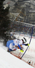 Sandrine Aubert of France skiing in first run of women slalom race of Audi FIS Alpine skiing World cup in Lienz, Austria. Women slalom race of Audi FIS Alpine skiing World cup was held in Lienz, Austria on Thursday, 29th of December 2011.
