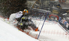 Lena Duerr of Germany skiing in first run of women slalom race of Audi FIS Alpine skiing World cup in Lienz, Austria. Women slalom race of Audi FIS Alpine skiing World cup was held in Lienz, Austria on Thursday, 29th of December 2011.
