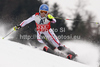 Marlies Schild of Austria skiing in first run of women slalom race of Audi FIS Alpine skiing World cup in Lienz, Austria. Women slalom race of Audi FIS Alpine skiing World cup was held in Lienz, Austria on Thursday, 29th of December 2011.

