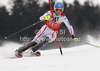 Marlies Schild of Austria skiing in first run of women slalom race of Audi FIS Alpine skiing World cup in Lienz, Austria. Women slalom race of Audi FIS Alpine skiing World cup was held in Lienz, Austria on Thursday, 29th of December 2011.
