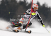 Christina Geiger of Germany skiing in first run of women slalom race of Audi FIS Alpine skiing World cup in Lienz, Austria. Women slalom race of Audi FIS Alpine skiing World cup was held in Lienz, Austria on Thursday, 29th of December 2011.
