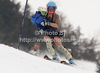 Sarah Schleper of USA with her son Lasse skiing down the course for last time in her carrier in first run of women slalom race of Audi FIS Alpine skiing World cup in Lienz, Austria. Women slalom race of Audi FIS Alpine skiing World cup was held in Lienz, Austria on Thursday, 29th of December 2011.
