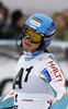 Tanja Poutiainen of Finland reacts in finish of second run of women slalom race of Audi FIS Alpine skiing World cup in Lienz, Austria. Women slalom race of Audi FIS Alpine skiing World cup was held in Lienz, Austria on Thursday, 29th of December 2011.
