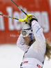 Lindsey Vonn of USA reacts in finish of second run of women slalom race of Audi FIS Alpine skiing World cup in Lienz, Austria. Women slalom race of Audi FIS Alpine skiing World cup was held in Lienz, Austria on Thursday, 29th of December 2011.
