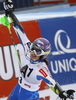 Second placed Tina Maze of Slovenia reacts in finish of second run of women slalom race of Audi FIS Alpine skiing World cup in Lienz, Austria. Women slalom race of Audi FIS Alpine skiing World cup was held in Lienz, Austria on Thursday, 29th of December 2011.
