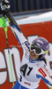Second placed Tina Maze of Slovenia reacts in finish of second run of women slalom race of Audi FIS Alpine skiing World cup in Lienz, Austria. Women slalom race of Audi FIS Alpine skiing World cup was held in Lienz, Austria on Thursday, 29th of December 2011.
