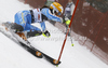 Maria Pietilae-Holmner of Sweden skiing in first run of women slalom race of Audi FIS Alpine skiing World cup in Zagreb, Croatia. Women slalom race of Audi FIS Alpine skiing World cup was held on Sljeme above Zagreb, Croatia, on Tuesday, 3rd of January 2012.
