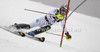 Manuela Moelgg of Italy skiing in first run of women slalom race of Audi FIS Alpine skiing World cup in Zagreb, Croatia. Women slalom race of Audi FIS Alpine skiing World cup was held on Sljeme above Zagreb, Croatia, on Tuesday, 3rd of January 2012.
