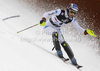 Manuela Moelgg of Italy skiing in first run of women slalom race of Audi FIS Alpine skiing World cup in Zagreb, Croatia. Women slalom race of Audi FIS Alpine skiing World cup was held on Sljeme above Zagreb, Croatia, on Tuesday, 3rd of January 2012.
