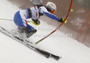 Nastasia Noens of France skiing in first run of women slalom race of Audi FIS Alpine skiing World cup in Zagreb, Croatia. Women slalom race of Audi FIS Alpine skiing World cup was held on Sljeme above Zagreb, Croatia, on Tuesday, 3rd of January 2012.
