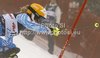 Frida Hansdotter of Sweden skiing in first run of women slalom race of Audi FIS Alpine skiing World cup in Zagreb, Croatia. Women slalom race of Audi FIS Alpine skiing World cup was held on Sljeme above Zagreb, Croatia, on Tuesday, 3rd of January 2012.
