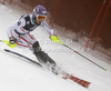 Michaela Kirchgasser of Austria skiing in first run of women slalom race of Audi FIS Alpine skiing World cup in Zagreb, Croatia. Women slalom race of Audi FIS Alpine skiing World cup was held on Sljeme above Zagreb, Croatia, on Tuesday, 3rd of January 2012.
