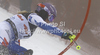 Tessa Worley of France skiing in first run of women slalom race of Audi FIS Alpine skiing World cup in Zagreb, Croatia. Women slalom race of Audi FIS Alpine skiing World cup was held on Sljeme above Zagreb, Croatia, on Tuesday, 3rd of January 2012.

