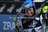 Sixth placed Tanja Poutiainen of Finland reacts in finish of second run of women slalom race of Audi FIS Alpine skiing World cup in Zagreb, Croatia. Women slalom race of Audi FIS Alpine skiing World cup was held on Sljeme above Zagreb, Croatia, on Tuesday, 3rd of January 2012.
