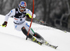 Manfred Moelgg of Italy skiing in first run of men slalom race of Audi FIS Alpine skiing World cup in Zagreb, Croatia. Men slalom race of Audi FIS Alpine skiing World cup was held on Sljeme above Zagreb, Croatia, on Thursday, 5th of January 2012.
