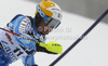 Mattias Hargin of Sweden skiing in first run of men slalom race of Audi FIS Alpine skiing World cup in Zagreb, Croatia. Men slalom race of Audi FIS Alpine skiing World cup was held on Sljeme above Zagreb, Croatia, on Thursday, 5th of January 2012.
