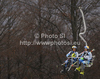 Mattias Hargin of Sweden (L) and his teammate Jens Byggmark (R) riding on ski lift back to start during first run of men slalom race of Audi FIS Alpine skiing World cup in Zagreb, Croatia. Men slalom race of Audi FIS Alpine skiing World cup was held on Sljeme above Zagreb, Croatia, on Thursday, 5th of January 2012.
