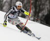 Fritz Dopfer of Germany skiing in first run of men slalom race of Audi FIS Alpine skiing World cup in Zagreb, Croatia. Men slalom race of Audi FIS Alpine skiing World cup was held on Sljeme above Zagreb, Croatia, on Thursday, 5th of January 2012.
