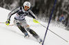 Fritz Dopfer of Germany skiing in first run of men slalom race of Audi FIS Alpine skiing World cup in Zagreb, Croatia. Men slalom race of Audi FIS Alpine skiing World cup was held on Sljeme above Zagreb, Croatia, on Thursday, 5th of January 2012.
