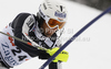Fritz Dopfer of Germany skiing in first run of men slalom race of Audi FIS Alpine skiing World cup in Zagreb, Croatia. Men slalom race of Audi FIS Alpine skiing World cup was held on Sljeme above Zagreb, Croatia, on Thursday, 5th of January 2012.
