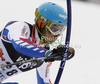 Maxime Tissot of France skiing in first run of men slalom race of Audi FIS Alpine skiing World cup in Zagreb, Croatia. Men slalom race of Audi FIS Alpine skiing World cup was held on Sljeme above Zagreb, Croatia, on Thursday, 5th of January 2012.
