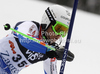 Alexis Pinturault of France skiing in first run of men slalom race of Audi FIS Alpine skiing World cup in Zagreb, Croatia. Men slalom race of Audi FIS Alpine skiing World cup was held on Sljeme above Zagreb, Croatia, on Thursday, 5th of January 2012.
