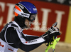 Second placed Felix Neureuther of Germany reacts in finish of second run of men slalom race of Audi FIS Alpine skiing World cup in Zagreb, Croatia. Men slalom race of Audi FIS Alpine skiing World cup was held on Sljeme above Zagreb, Croatia, on Thursday, 5th of January 2012.
