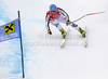 Veronique Hronek of Germany skiing in the Women Super G race of Audi FIS alpine skiing World Cup in Bad Kleinkirchheim, Austria. Women Super G race of Women Audi FIS Alpine skiing World Cup 2011 / 2012, was held on Sunday, 8th of Januar 2012, on Kaernten - Franz Klammer course in Bad Kleinkirchheim, Austria.
