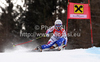 Jennifer Piot of France skiing in the Women Super G race of Audi FIS alpine skiing World Cup in Bad Kleinkirchheim, Austria. Women Super G race of Women Audi FIS Alpine skiing World Cup 2011 / 2012, was held on Sunday, 8th of Januar 2012, on Kaernten - Franz Klammer course in Bad Kleinkirchheim, Austria.
