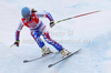 Anne Sophie Barthet of France skiing in the Women Super G race of Audi FIS alpine skiing World Cup in Bad Kleinkirchheim, Austria. Women Super G race of Women Audi FIS Alpine skiing World Cup 2011 / 2012, was held on Sunday, 8th of Januar 2012, on Kaernten - Franz Klammer course in Bad Kleinkirchheim, Austria.
