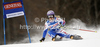 Tessa Worley of France skiing in first run of women giant slalom race of Audi FIS Alpine skiing World cup in Kranjska Gora, Slovenia. Traditional Golden fox trophy women giant slalom race of Audi FIS Alpine skiing World cup, which was scheduled to be run in Maribor, Slovenia, was moved to Kranjska Gora, Slovenia, due warm weather and lack of snow in Maribor, and was held in Kranjska Gora, Slovenia, on Saturday, 21st of January 2012.
