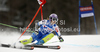 Tina Maze of Slovenia skiing in first run of women giant slalom race of Audi FIS Alpine skiing World cup in Kranjska Gora, Slovenia. Traditional Golden fox trophy women giant slalom race of Audi FIS Alpine skiing World cup, which was scheduled to be run in Maribor, Slovenia, was moved to Kranjska Gora, Slovenia, due warm weather and lack of snow in Maribor, and was held in Kranjska Gora, Slovenia, on Saturday, 21st of January 2012.
