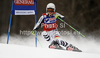 Viktoria Rebensburg of Germany skiing in first run of women giant slalom race of Audi FIS Alpine skiing World cup in Kranjska Gora, Slovenia. Traditional Golden fox trophy women giant slalom race of Audi FIS Alpine skiing World cup, which was scheduled to be run in Maribor, Slovenia, was moved to Kranjska Gora, Slovenia, due warm weather and lack of snow in Maribor, and was held in Kranjska Gora, Slovenia, on Saturday, 21st of January 2012.
