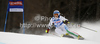 Denise Karbon of Italy skiing in first run of women giant slalom race of Audi FIS Alpine skiing World cup in Kranjska Gora, Slovenia. Traditional Golden fox trophy women giant slalom race of Audi FIS Alpine skiing World cup, which was scheduled to be run in Maribor, Slovenia, was moved to Kranjska Gora, Slovenia, due warm weather and lack of snow in Maribor, and was held in Kranjska Gora, Slovenia, on Saturday, 21st of January 2012.
