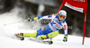 Ana Drev of Slovenia skiing in first run of women giant slalom race of Audi FIS Alpine skiing World cup in Kranjska Gora, Slovenia. Traditional Golden fox trophy women giant slalom race of Audi FIS Alpine skiing World cup, which was scheduled to be run in Maribor, Slovenia, was moved to Kranjska Gora, Slovenia, due warm weather and lack of snow in Maribor, and was held in Kranjska Gora, Slovenia, on Saturday, 21st of January 2012.
