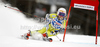 Lotte Smiseth Sejersted of Norway skiing in first run of women giant slalom race of Audi FIS Alpine skiing World cup in Kranjska Gora, Slovenia. Traditional Golden fox trophy women giant slalom race of Audi FIS Alpine skiing World cup, which was scheduled to be run in Maribor, Slovenia, was moved to Kranjska Gora, Slovenia, due warm weather and lack of snow in Maribor, and was held in Kranjska Gora, Slovenia, on Saturday, 21st of January 2012.
