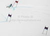 Tanja Poutiainen of Finland skiing in first run of women giant slalom race of Audi FIS Alpine skiing World cup in Kranjska Gora, Slovenia. Traditional Golden fox trophy women giant slalom race of Audi FIS Alpine skiing World cup, which was scheduled to be run in Maribor, Slovenia, was moved to Kranjska Gora, Slovenia, due warm weather and lack of snow in Maribor, and was held in Kranjska Gora, Slovenia, on Saturday, 21st of January 2012.

