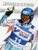 Tanja Poutiainen of Finland reacts in finish of second run of women giant slalom race of Audi FIS Alpine skiing World cup in Kranjska Gora, Slovenia. Traditional Golden fox trophy women giant slalom race of Audi FIS Alpine skiing World cup, which was scheduled to be run in Maribor, Slovenia, was moved to Kranjska Gora, Slovenia, due warm weather and lack of snow in Maribor, and was held in Kranjska Gora, Slovenia, on Saturday, 21st of January 2012.
