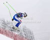 Johan Clarey of France skiing in the men Downhill race of Audi FIS alpine skiing World Cup in Kitzbuhel, Austria. men Downhill race of Men Audi FIS Alpine skiing World Cup 2011 / 2012, was held on Saturday, 21st of Januar 2012, on Strei course in Kitzbuhel, Austria.
