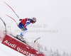 Beat Feuz of Switzerland skiing in the men Downhill race of Audi FIS alpine skiing World Cup in Kitzbuhel, Austria. men Downhill race of Men Audi FIS Alpine skiing World Cup 2011 / 2012, was held on Saturday, 21st of Januar 2012, on Strei course in Kitzbuhel, Austria.
