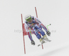 Johan Clarey of France skiing in the men Downhill race of Audi FIS alpine skiing World Cup in Kitzbuhel, Austria. men Downhill race of Men Audi FIS Alpine skiing World Cup 2011 / 2012, was held on Saturday, 21st of Januar 2012, on Strei course in Kitzbuhel, Austria.
